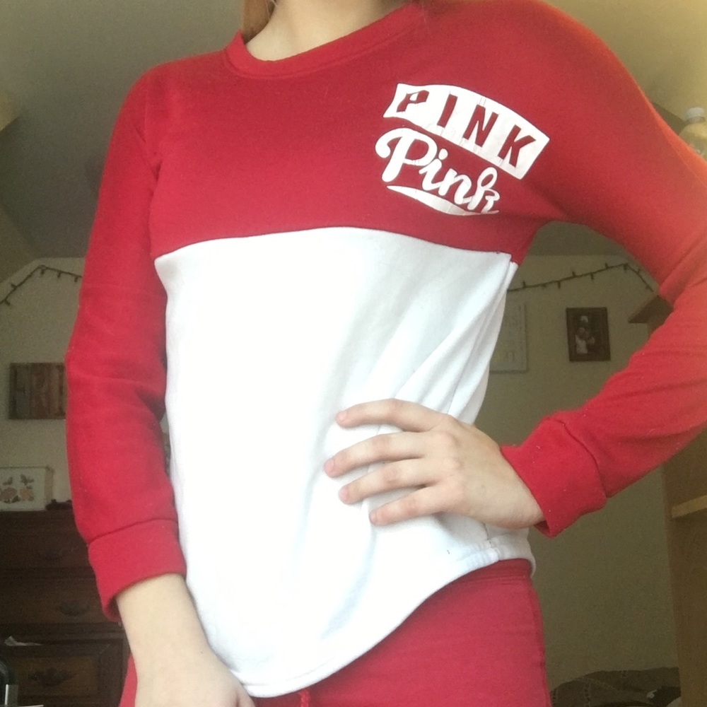 Pink long sleeve shirt